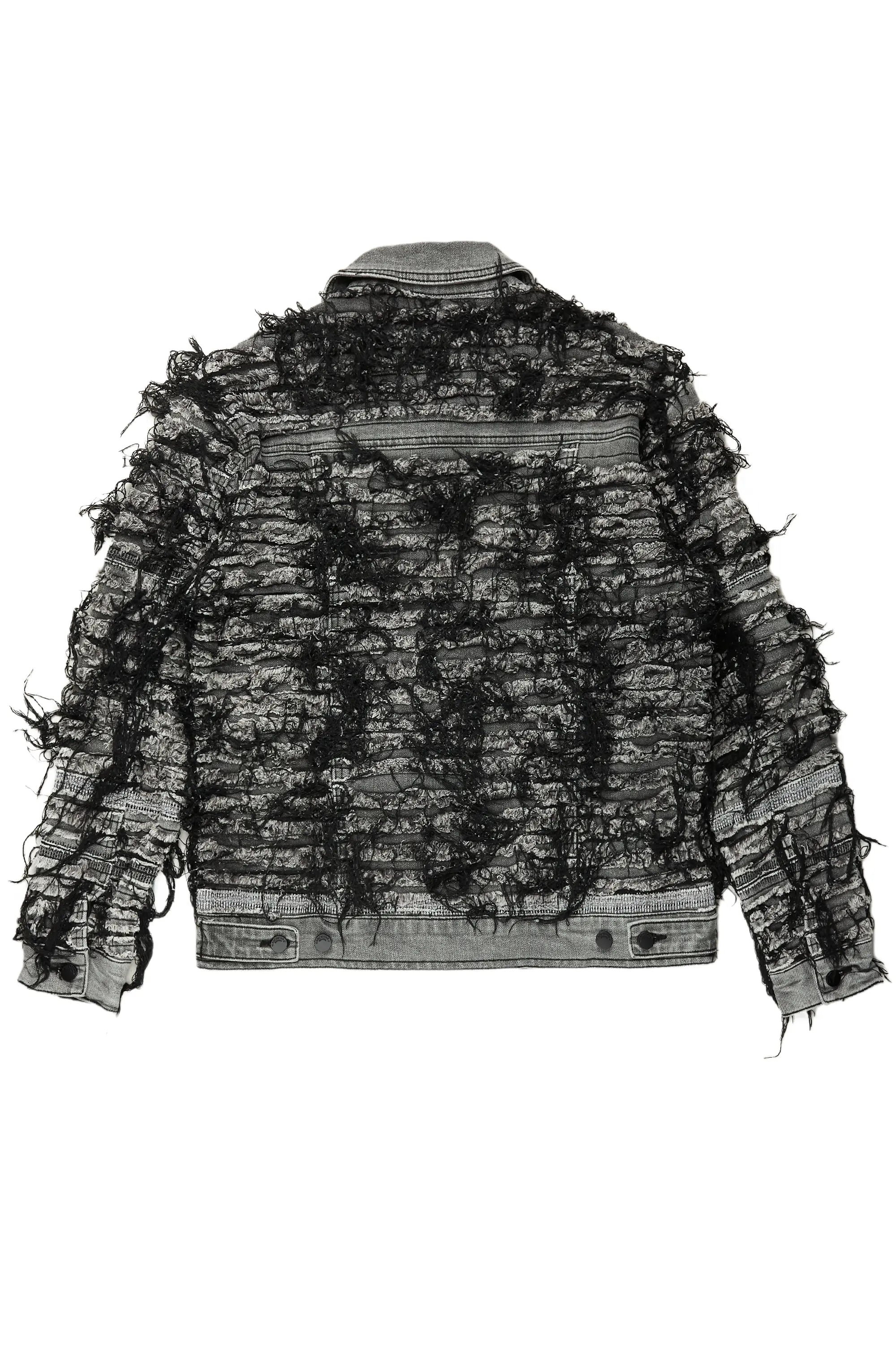 Odart Black/Grey Denim Jacket