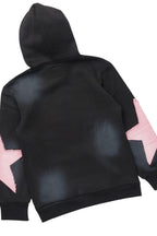 Girls Khaly Black/Pink Track Set