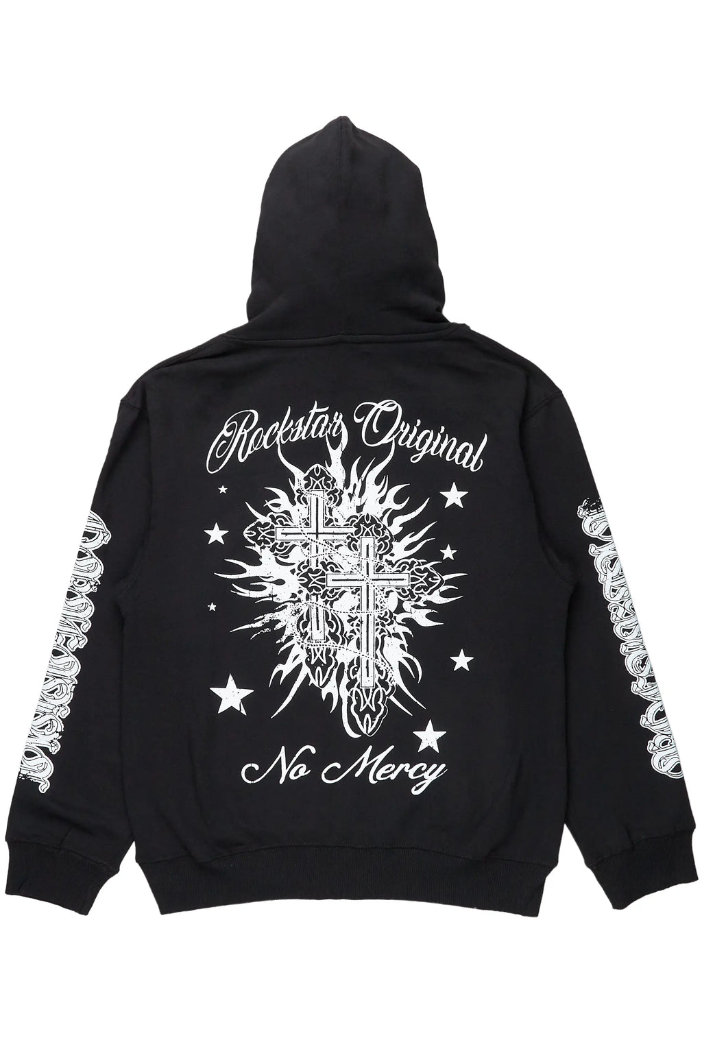 Mermaid Black Graphic Hoodie