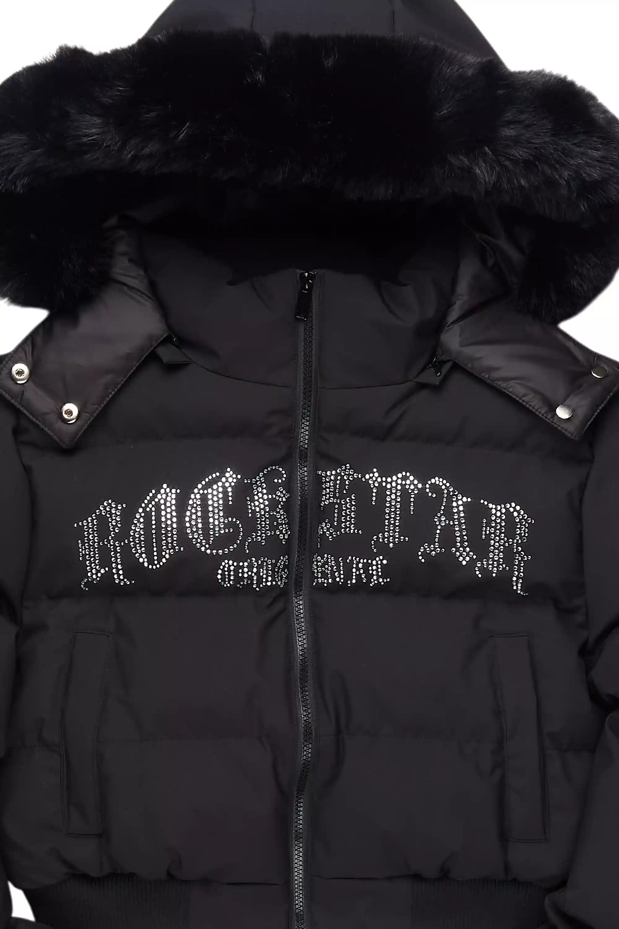 Rosa Black Puffer Jacket