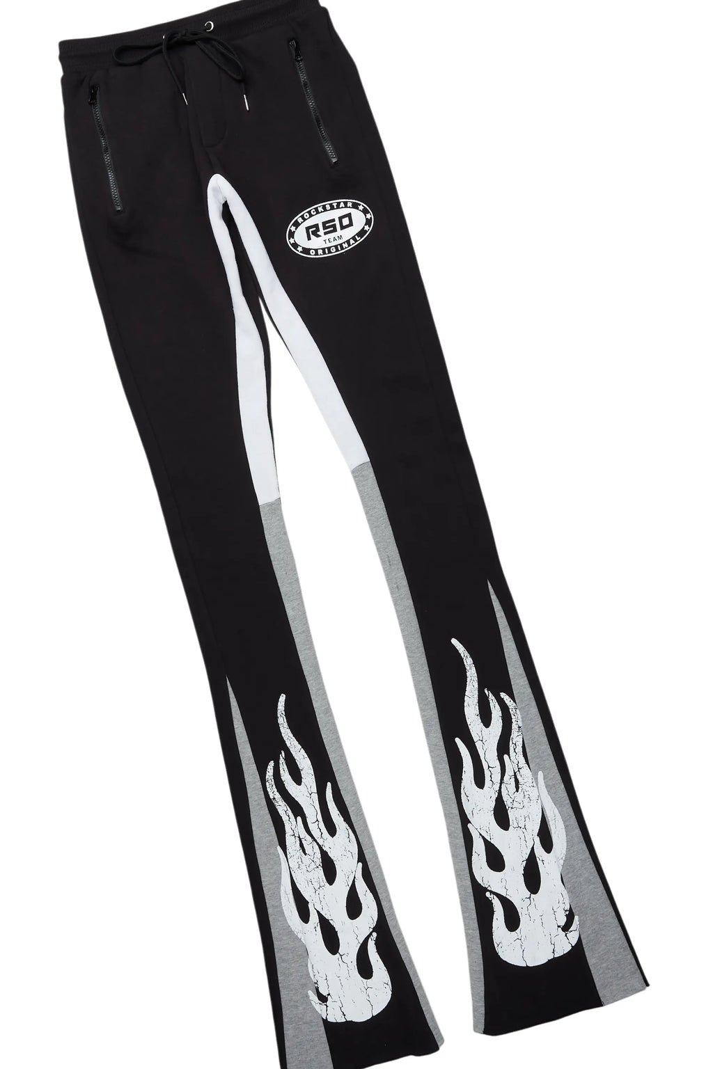 Amos Black Hoodie/Super Stacked Hoodie Track Set