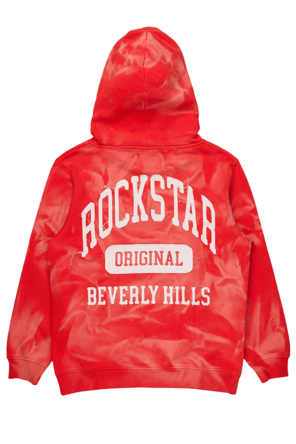 Karlo Red Graphic Painter Hoodie