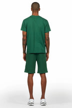 Allstar Green/White T-Shirt Short Set