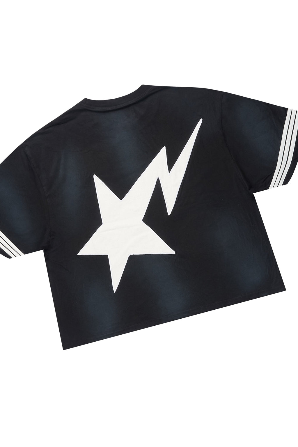 Gerrit Black T-Shirt/Stacked Flare Track Set