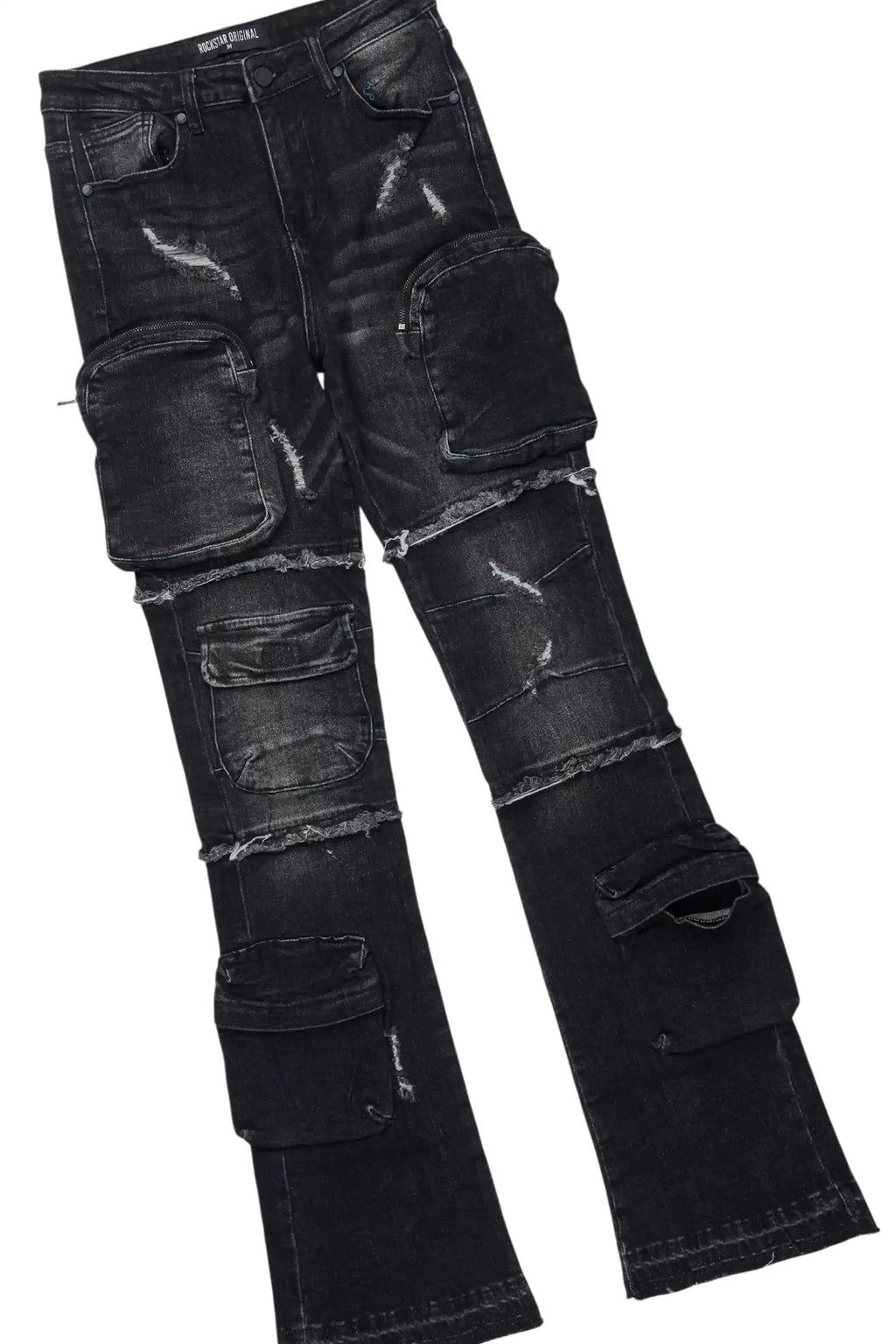 Keria Black Tee & Toniesha Dark Grey Jean Set