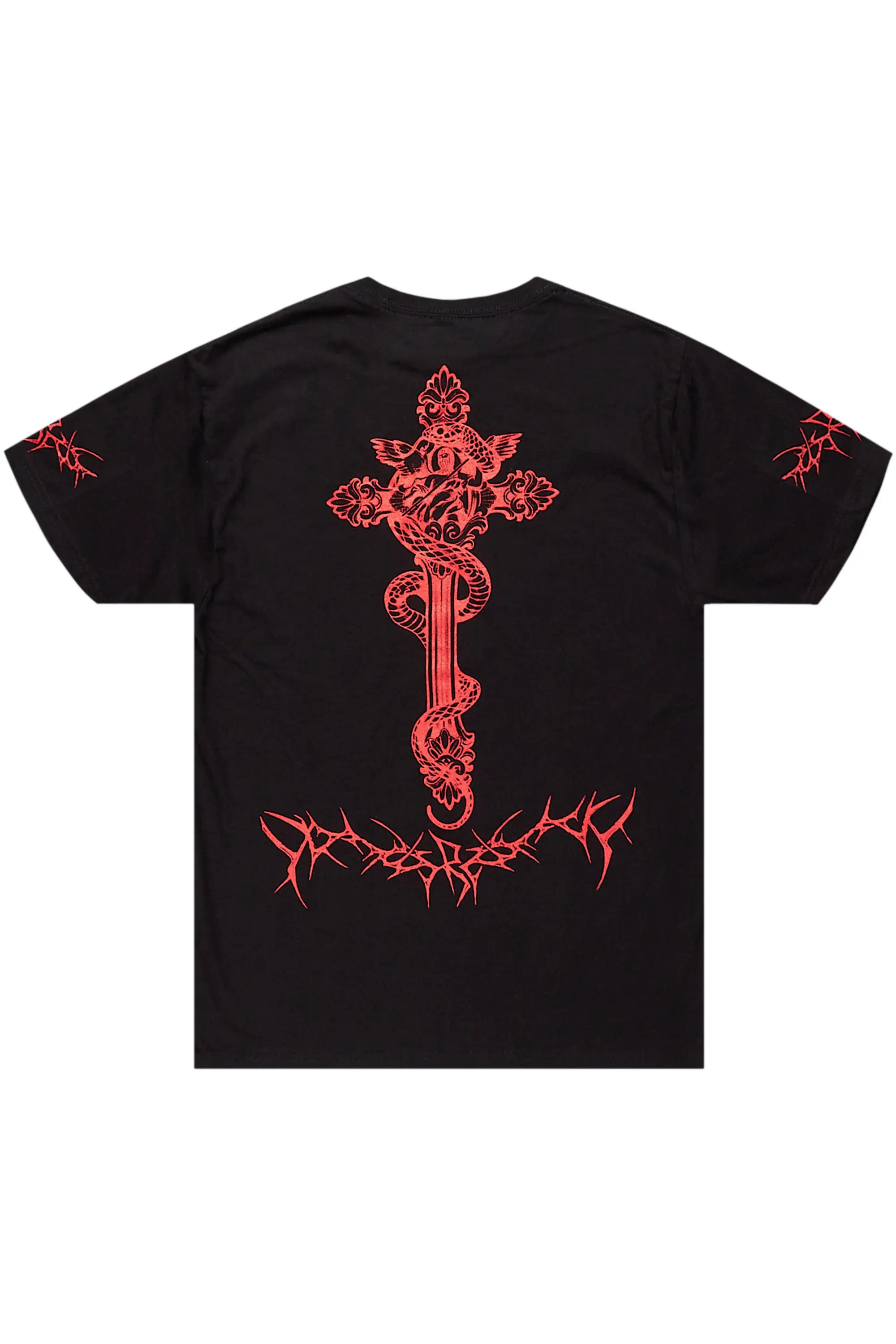 Leander Black Graphic T-Shirt