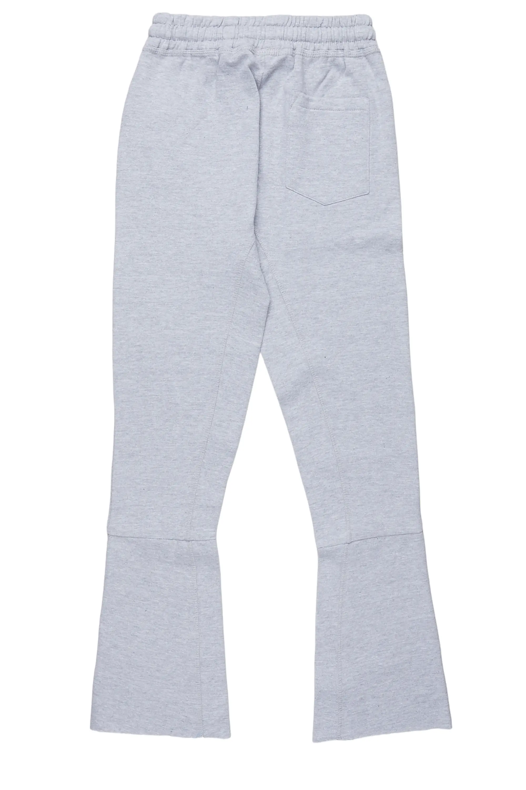 Boys Alpine Heather Grey Super Stacked Trackpant