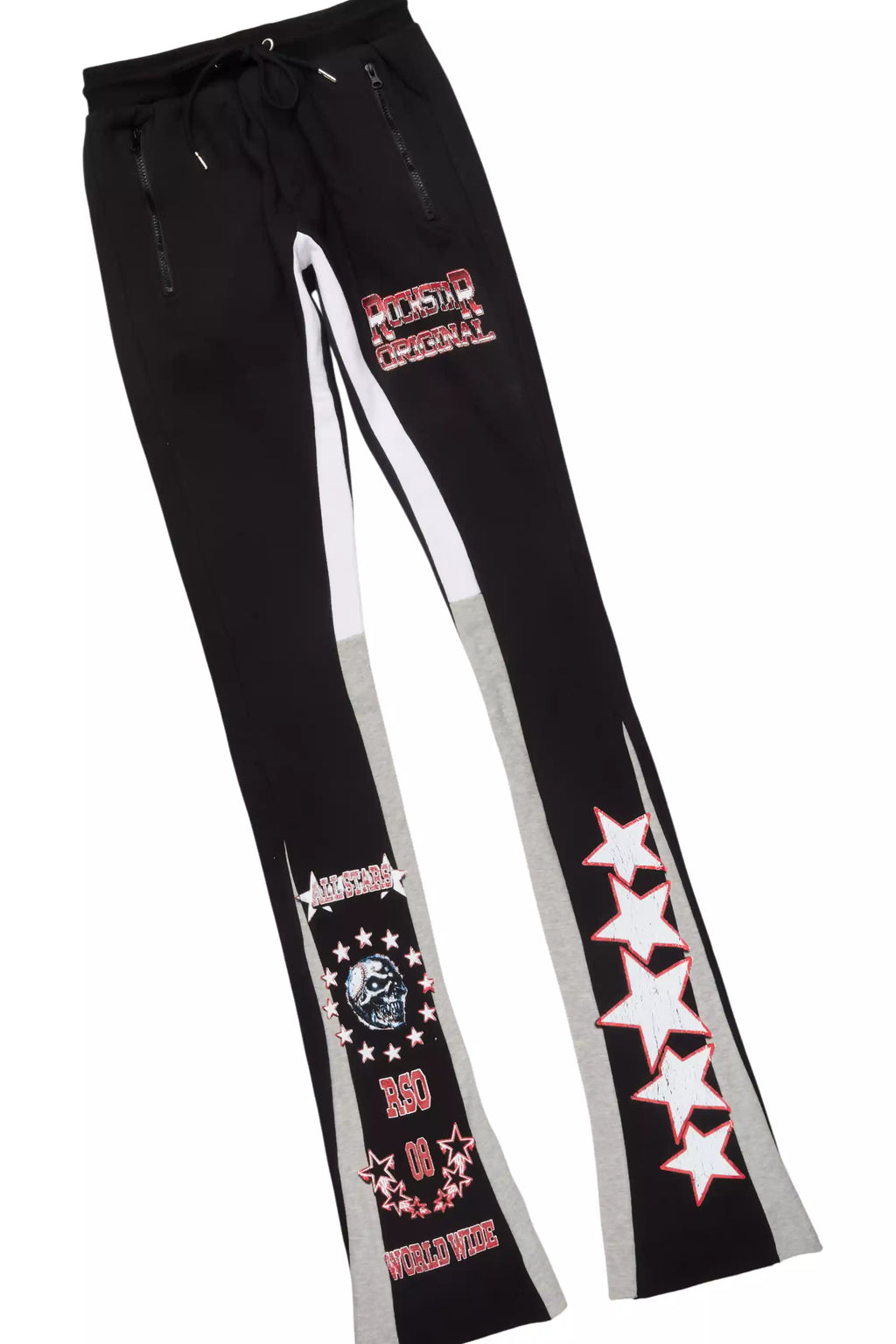 Marxe Black/Red Hoodie/Super Stacked Track Set