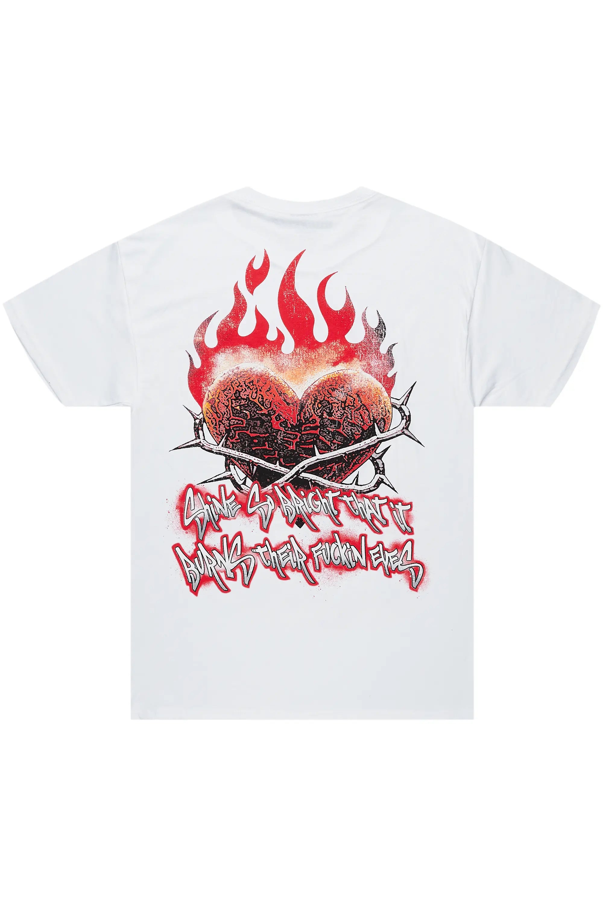 Euclid White Graphic T-Shirt