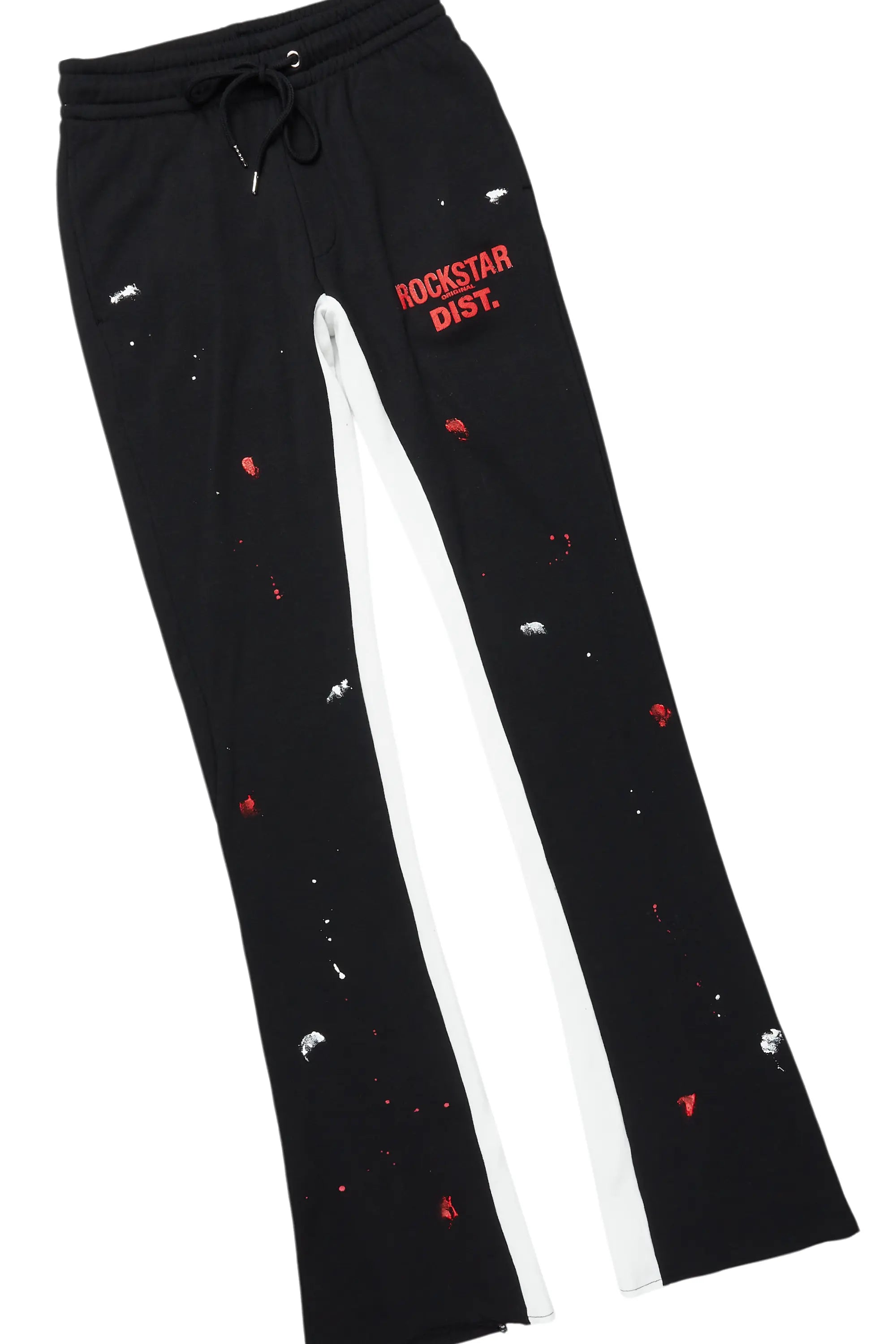 Scottie Black/Red Long Sleeve T-Shirt/Baggy Pant Set