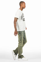 Drick Vintage Blue Regular Fit Flare Jean