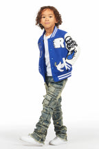 Boys Gentry Tint Blue Stacked Flare Jean