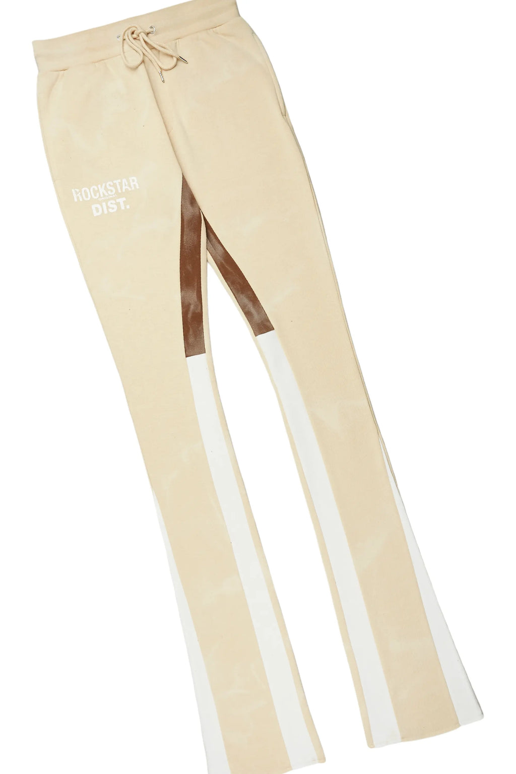 Nelly Beige Hoodie/Super Stacked Flare Pant Set