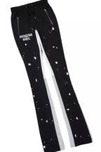 Raffer Black/White Hoodie/Super Stacked Flare Pant Set