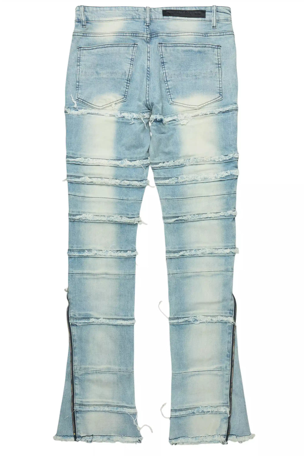 Horado Light Blue Wash Stacked Flare Jean