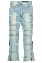 Horado Light Blue Wash Stacked Flare Jean