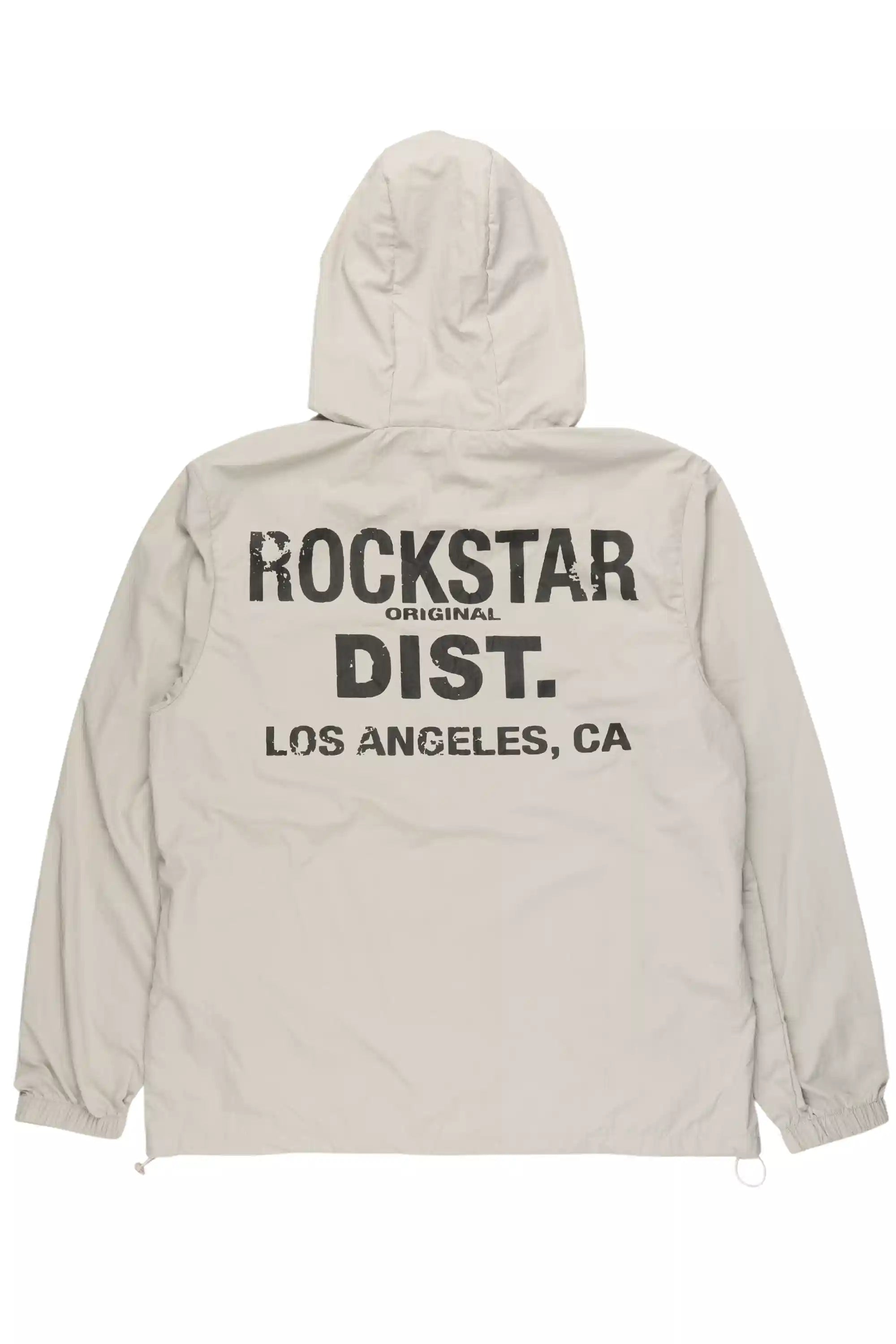 Lake Grey Graphic Windbreaker