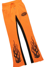 Amos Orange Hoodie/Baggy Track Pant Set
