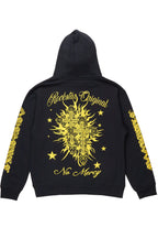 Mermaid Black/Yellow Graphic Hoodie