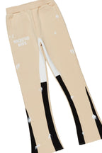 Boys Raffer Beige/Black Stacked Pant Set