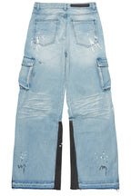 Dallin Blue Painter Baggy Cargo Jean