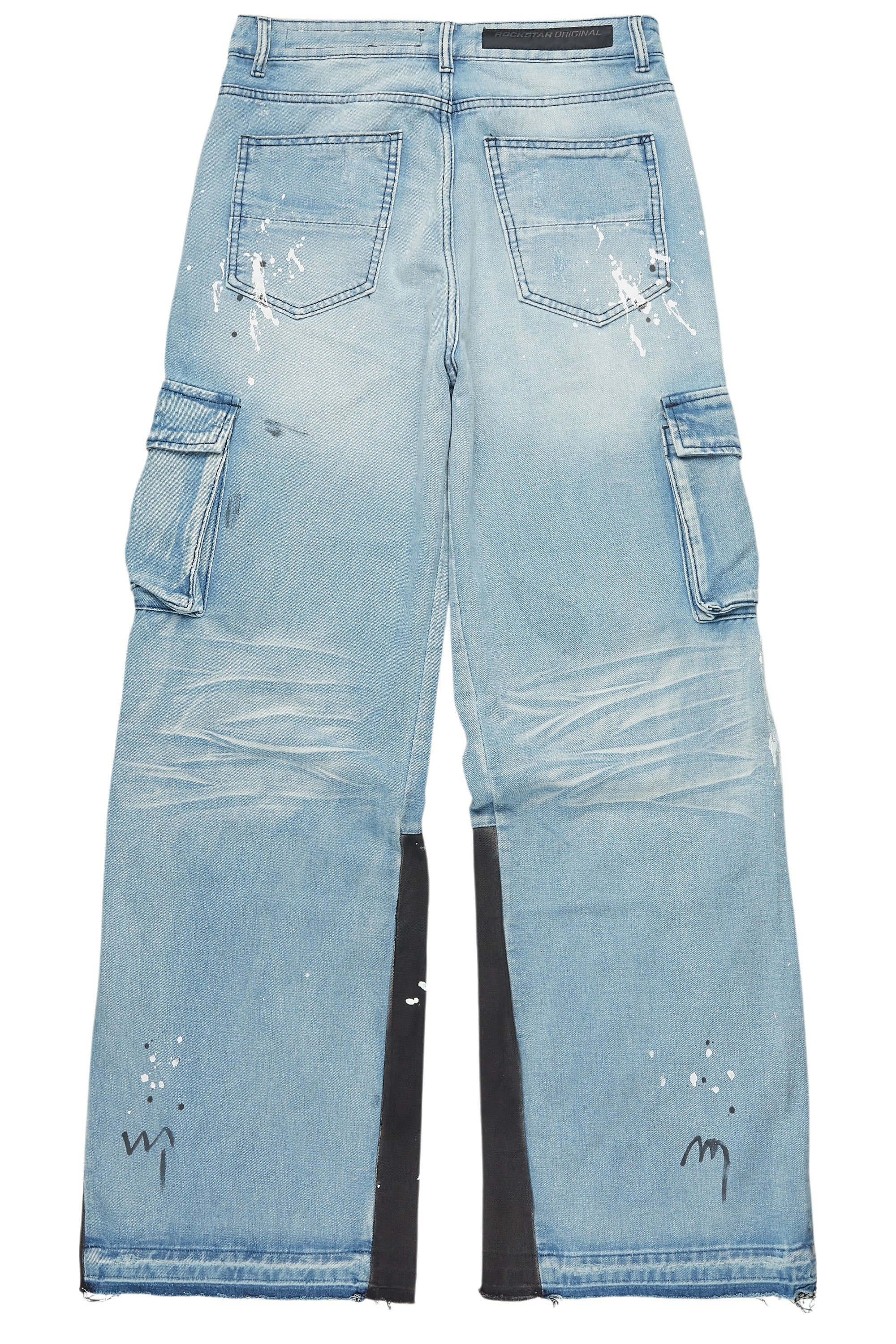 Dallin Blue Painter Baggy Cargo Jean