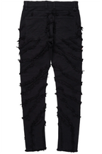 Balta Black Diagonal Patch Skinny Fit Jean
