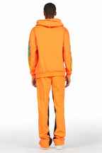 Quito Orange Hoodie/Baggy Track Pant Set