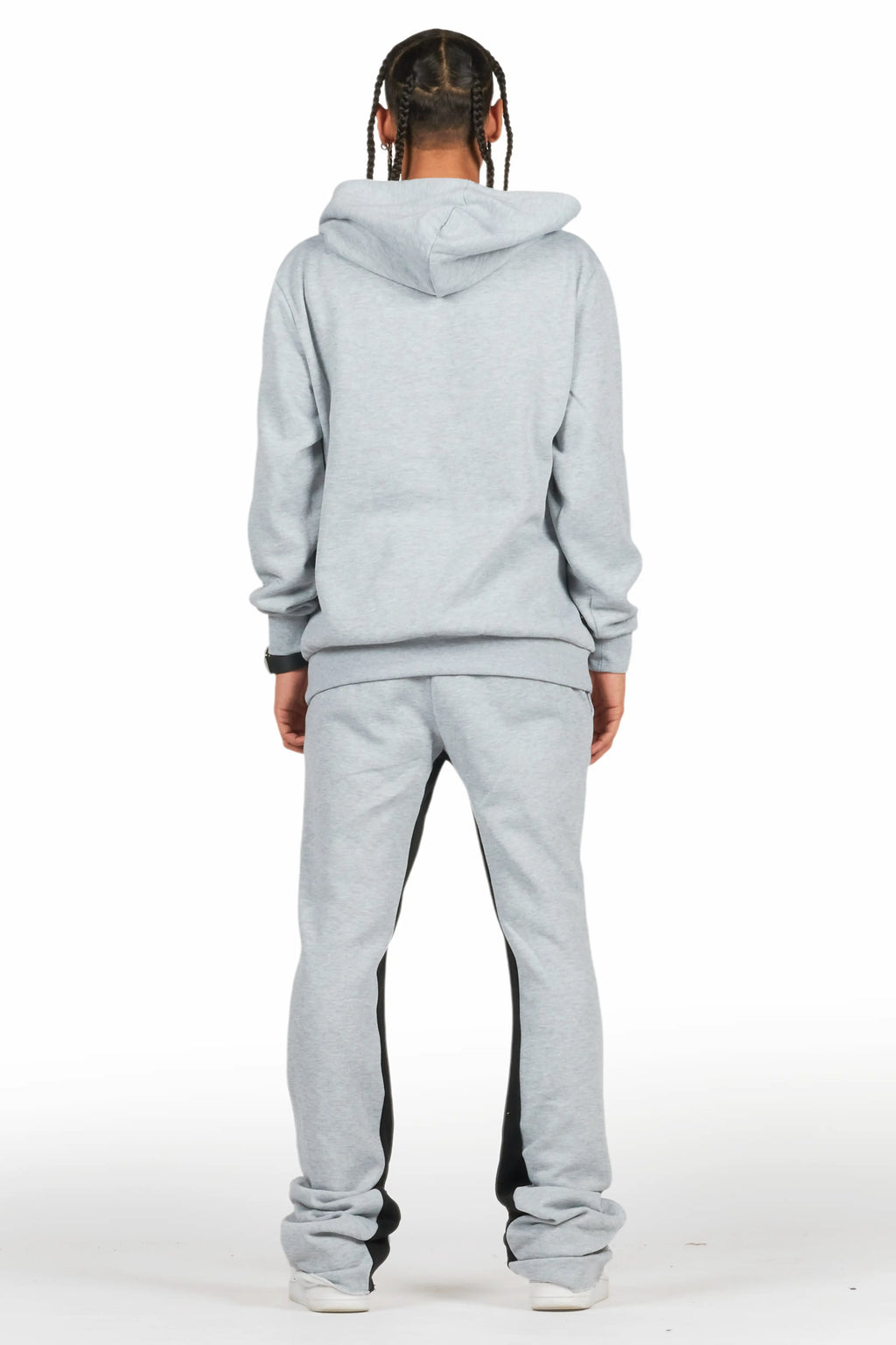 Scottie Heather Grey Hoodie/Baggy Track Pant Set
