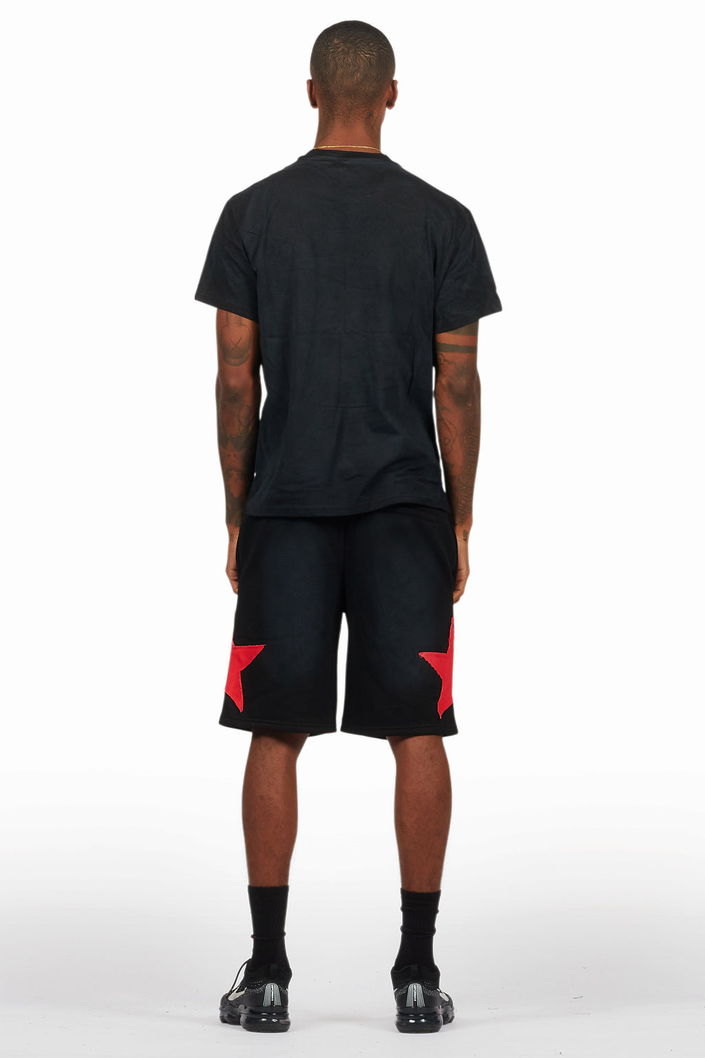 Sarge Vintage Black T-Shirt/Short Set