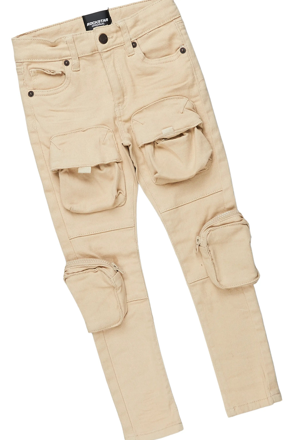 Girls Abby Pink Hoodie/Cargo Jean Set