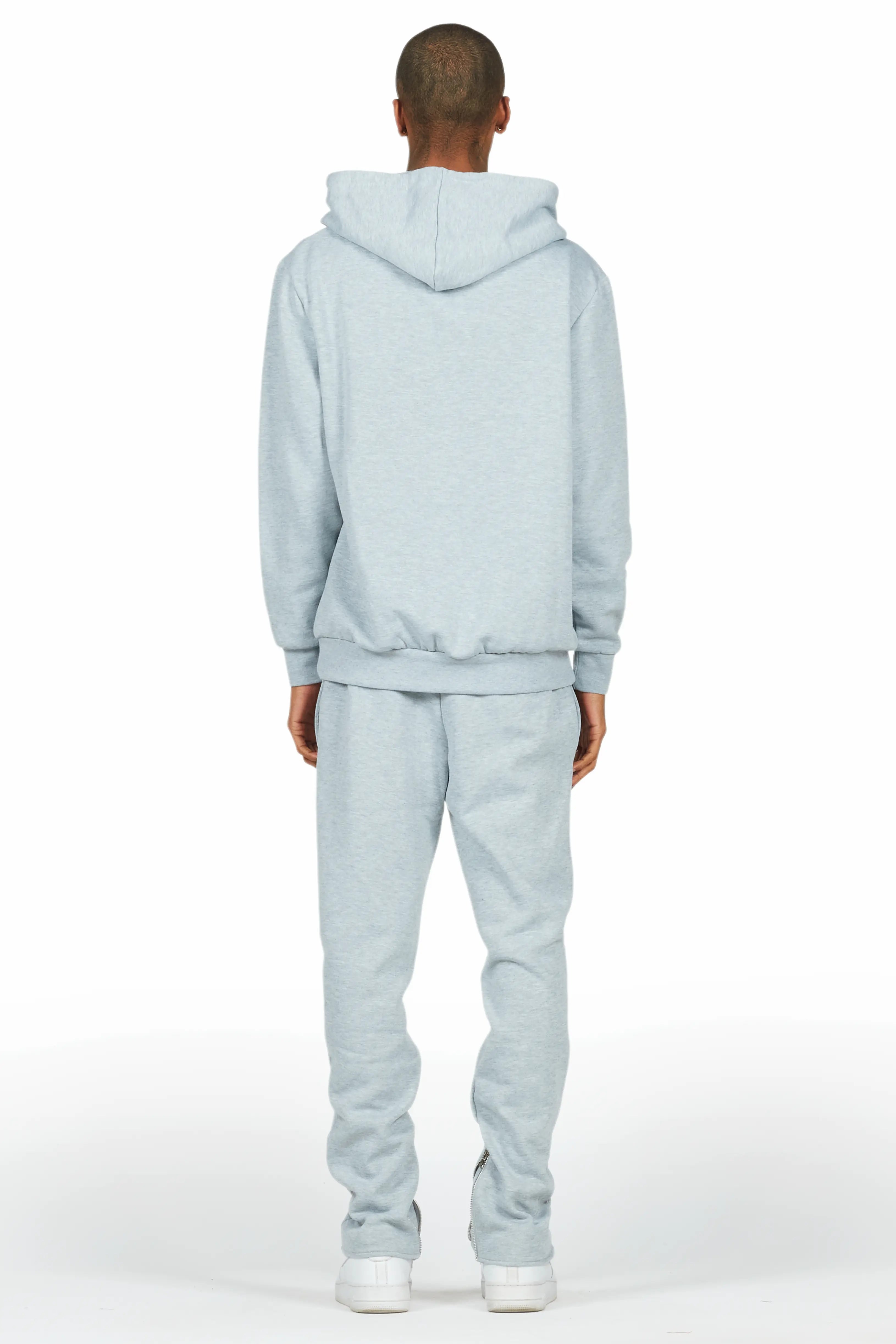 Briggs Heather Grey Hoodie/Slim Fit Track Set