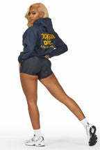 Dalasia Navy Oversized Hoodie