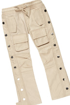 Girls Lake Red T-Shirt/Stacked Nylon Flare Set