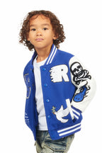Boys Leaner Royal Blue Bomber Jacket