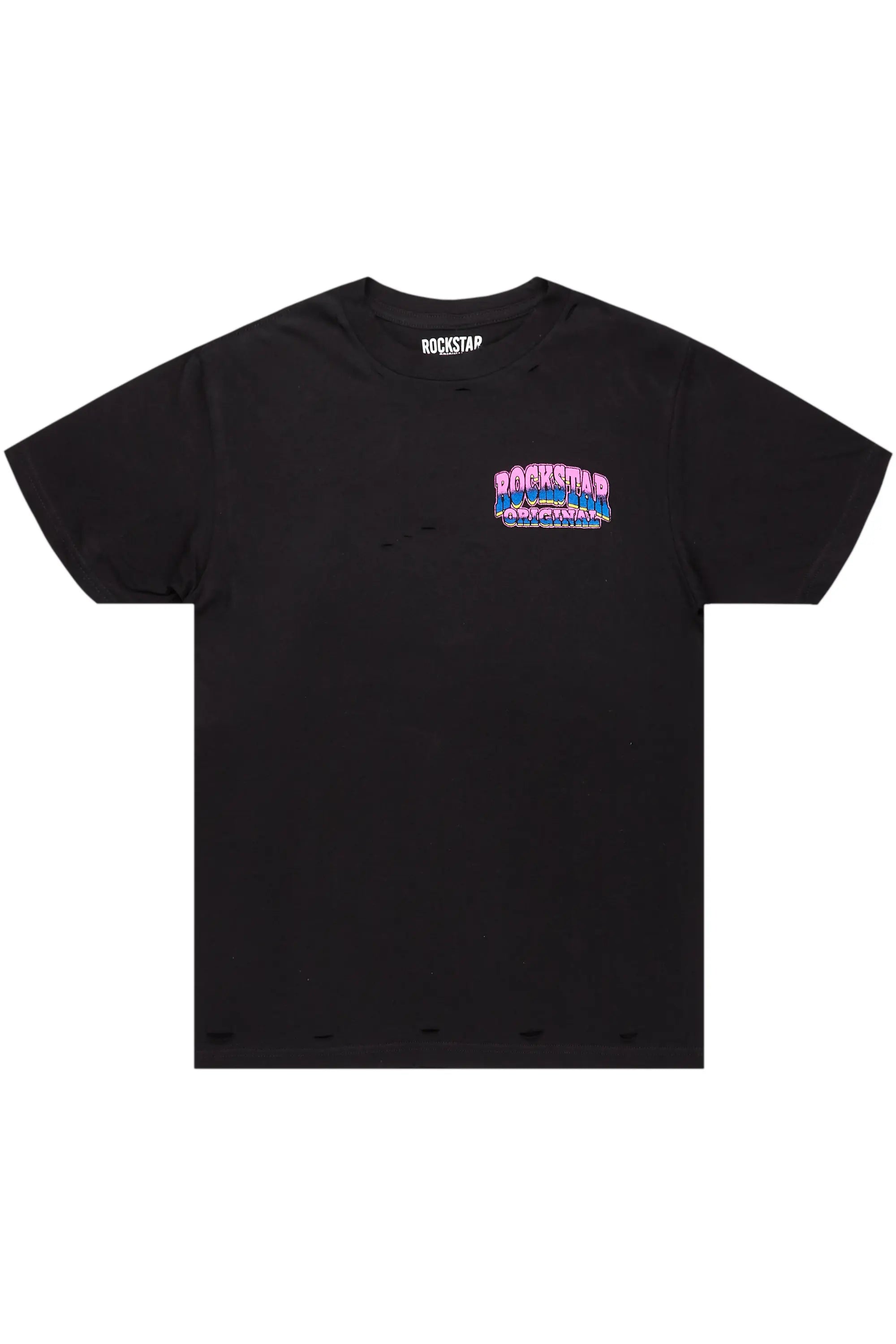 Switchin Black Graphic T-Shirt