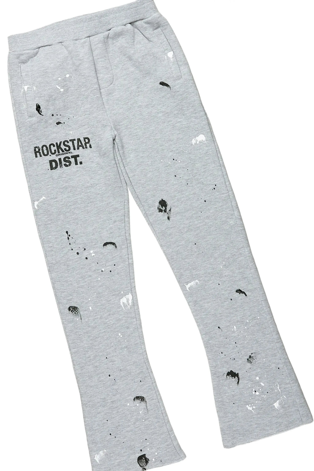 Girls Scarlie Grey Stacked Flare Track Set