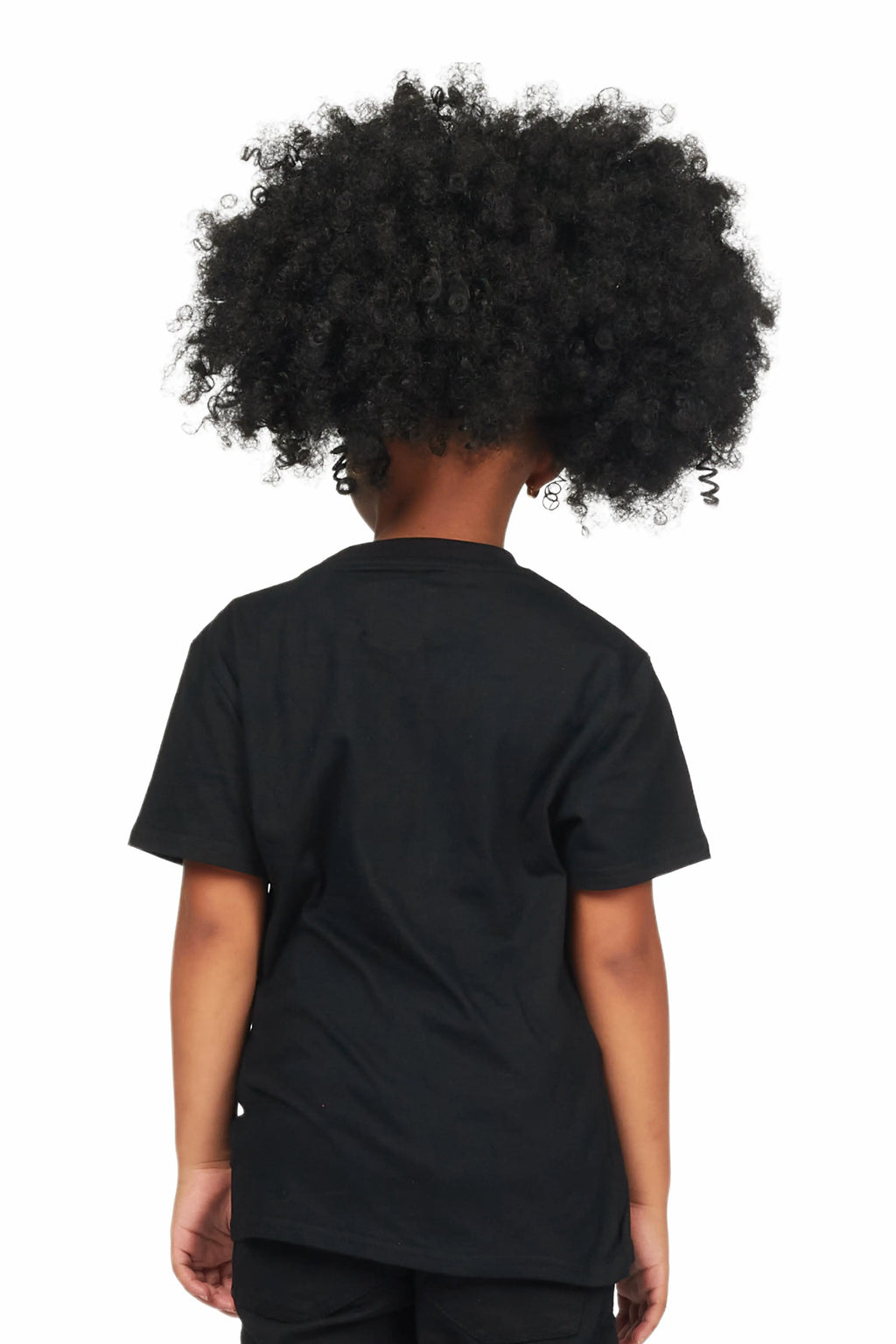 Girls Litta Black Graphic T-Shirt