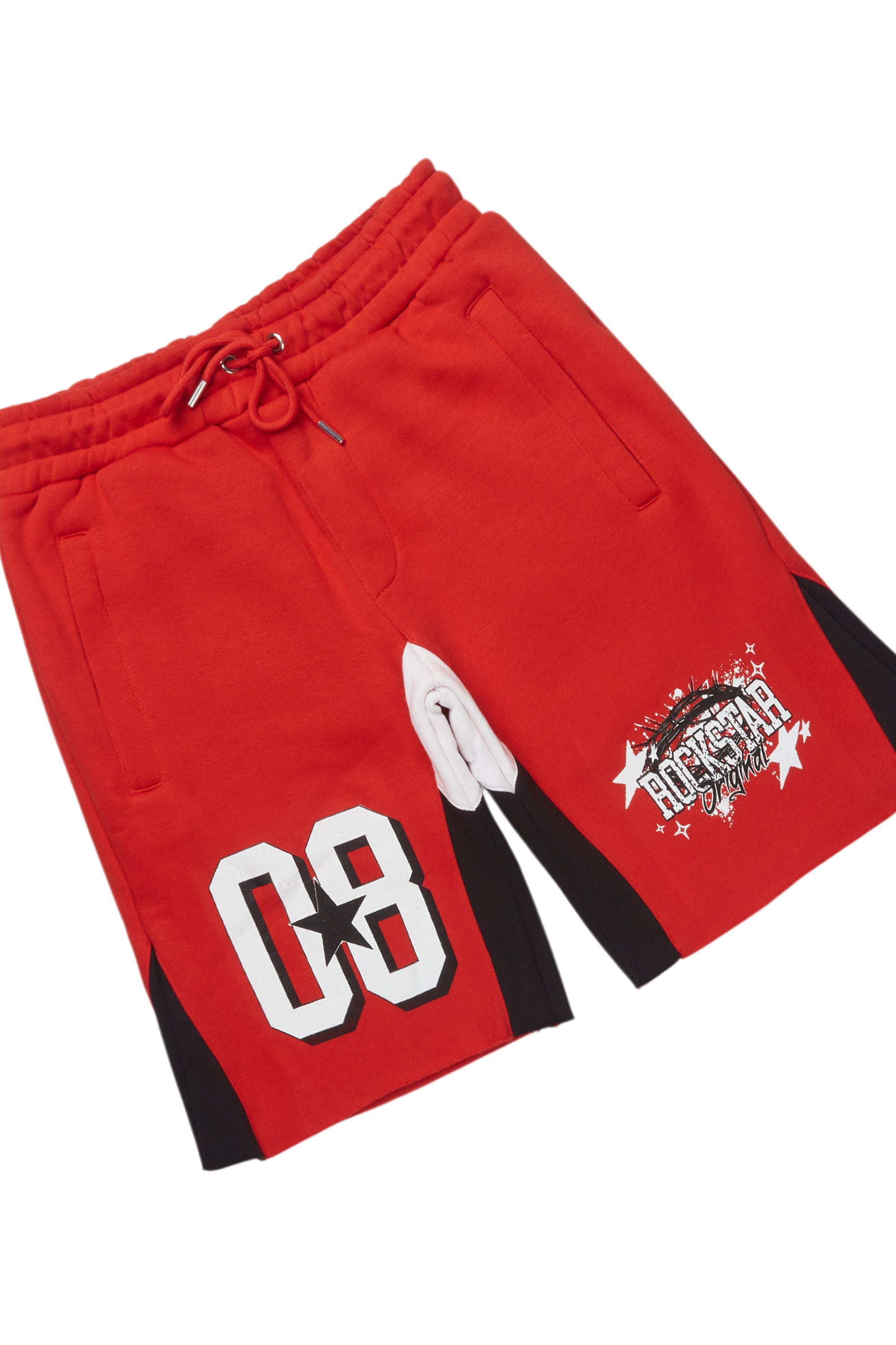 Allstar Red/White T-Shirt Short Set