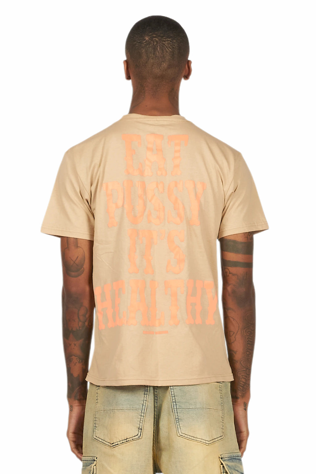 Posse Beige Graphic T-Shirt