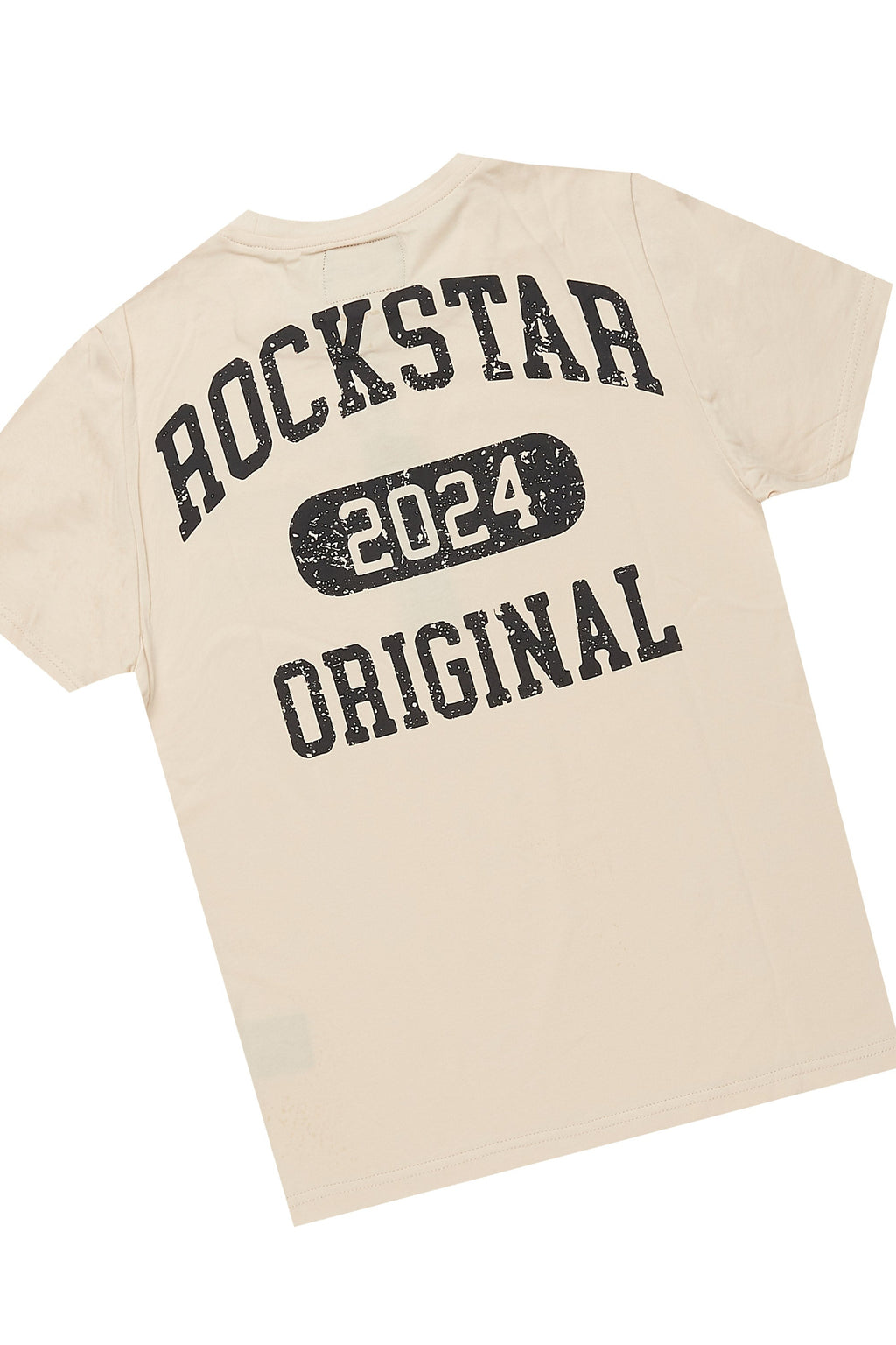 Boys Lex Beige T-Shirt/Short Set