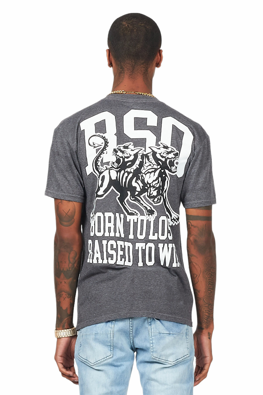 Fagan Heather Charcoal Graphic T-Shirt