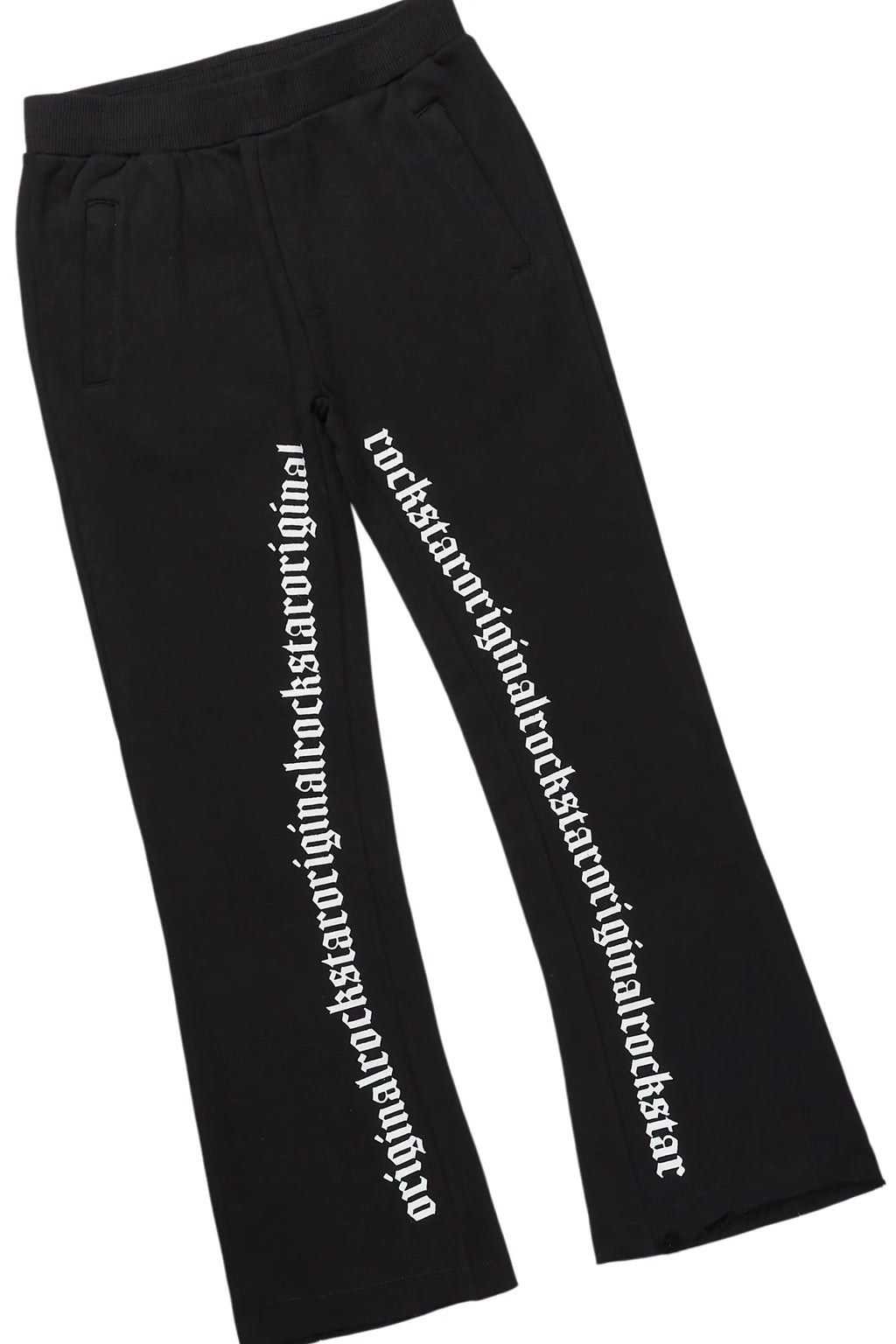 Boys Freedom Black T-Shirt/Stacked Flare Pant Set