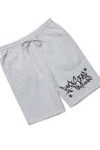 All Seeing Eyes White/Grey Long Sleeve T-Shirt Short Set