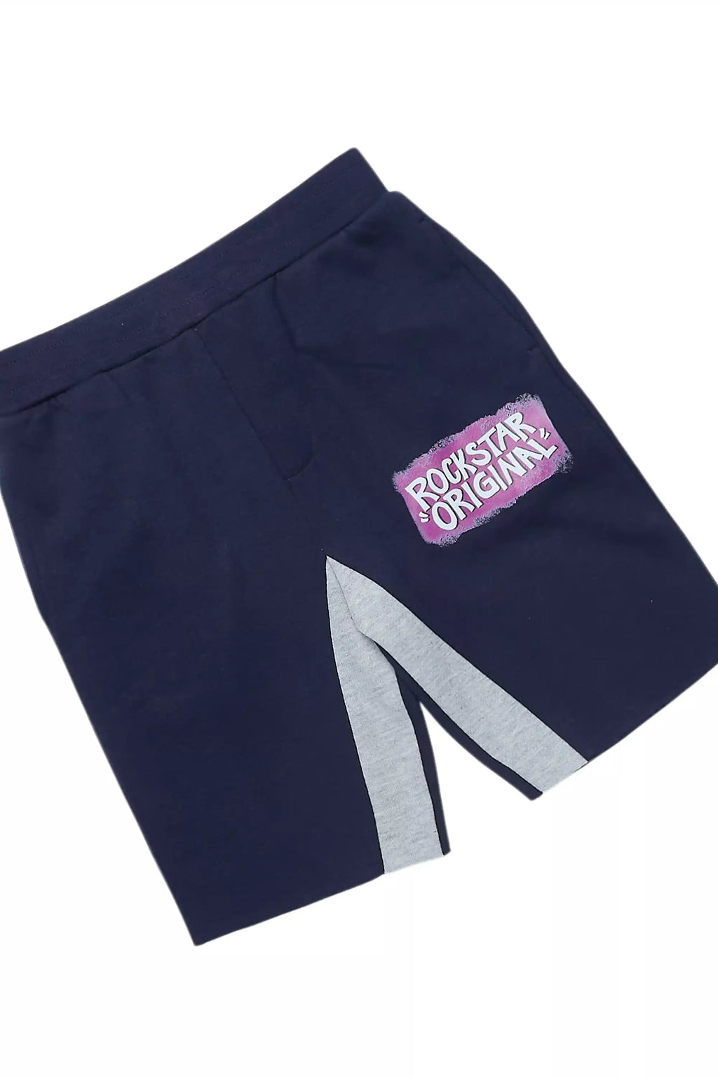 Boys Beno Navy Hoodie Short Set