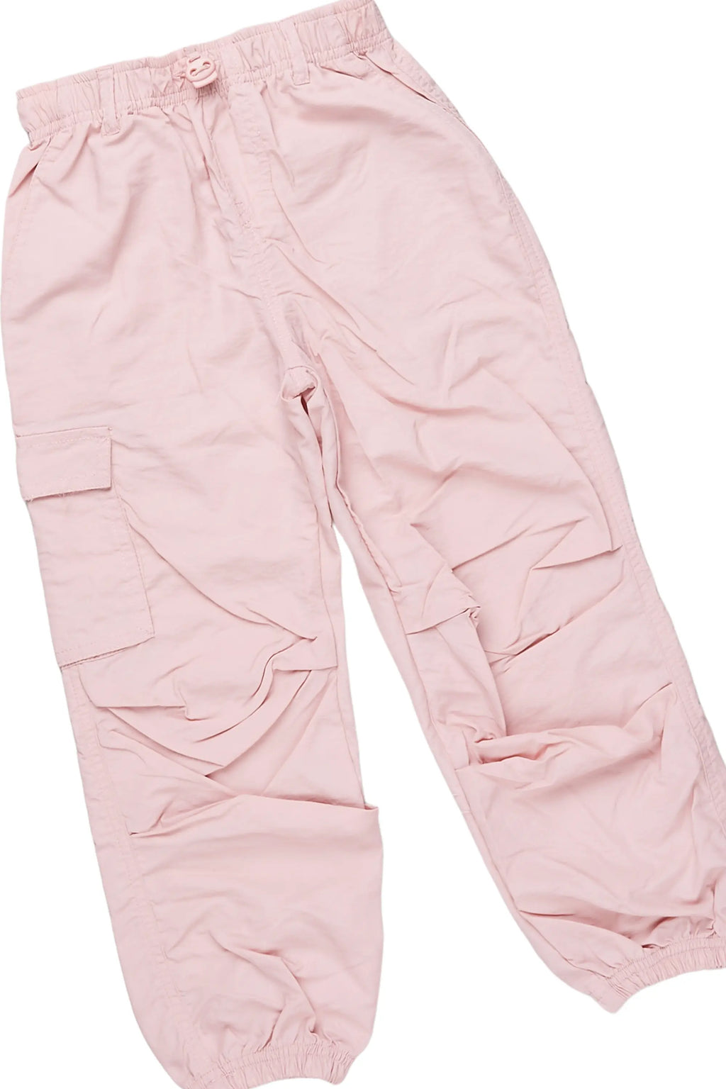 Girls Quincy White/Pink T-Shirt Cargo Jogger Set