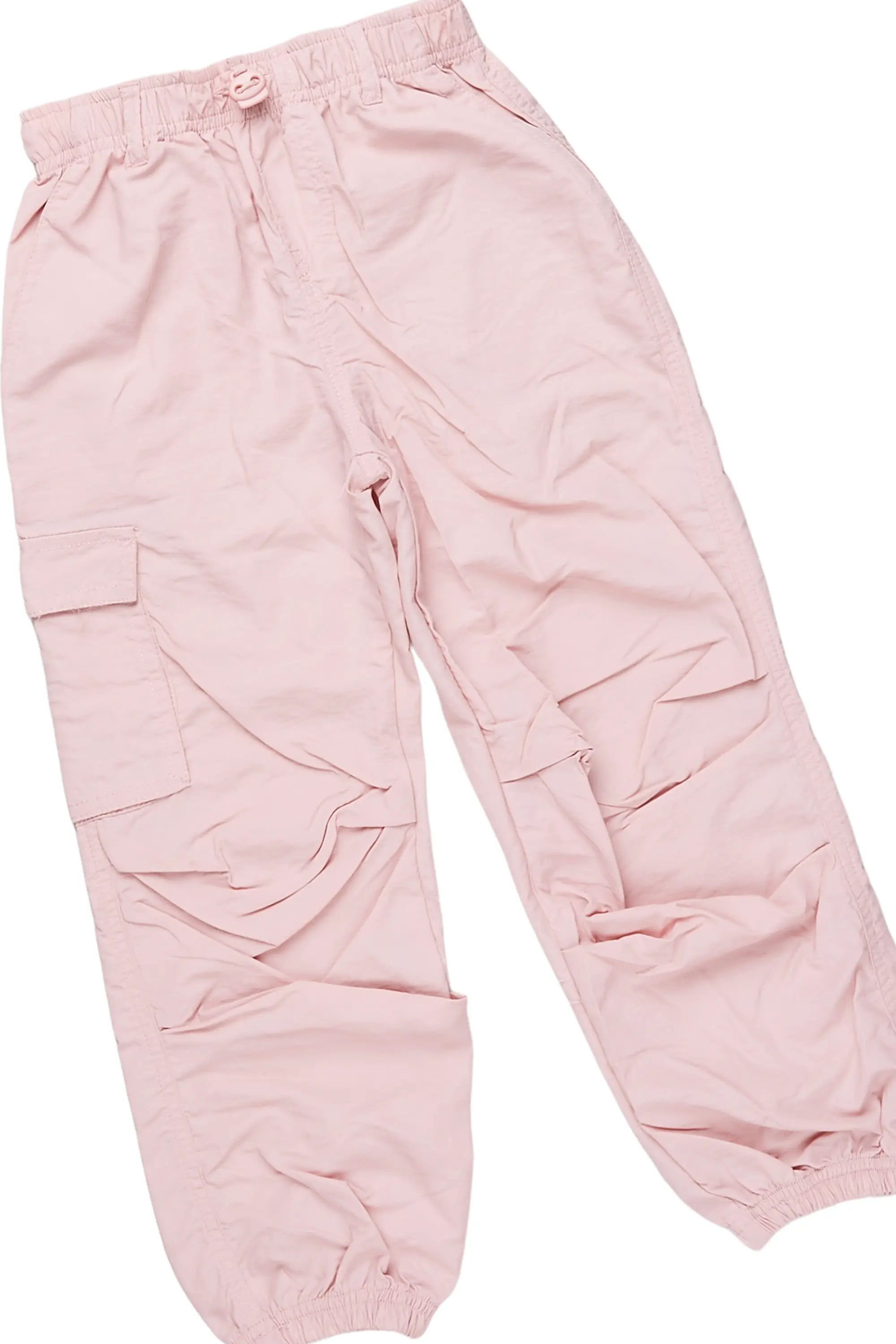 Girls Quincy White/Pink T-Shirt Cargo Jogger Set