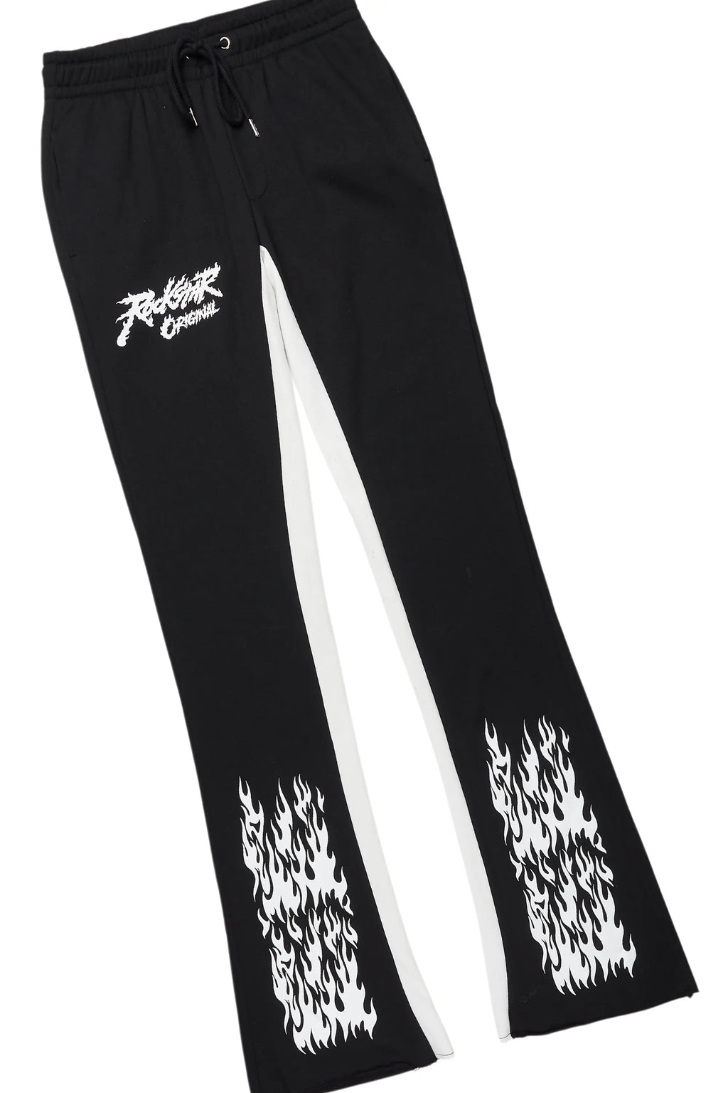 Bubble Black/White Long Sleeve T-Shirt/Baggy Pant Set