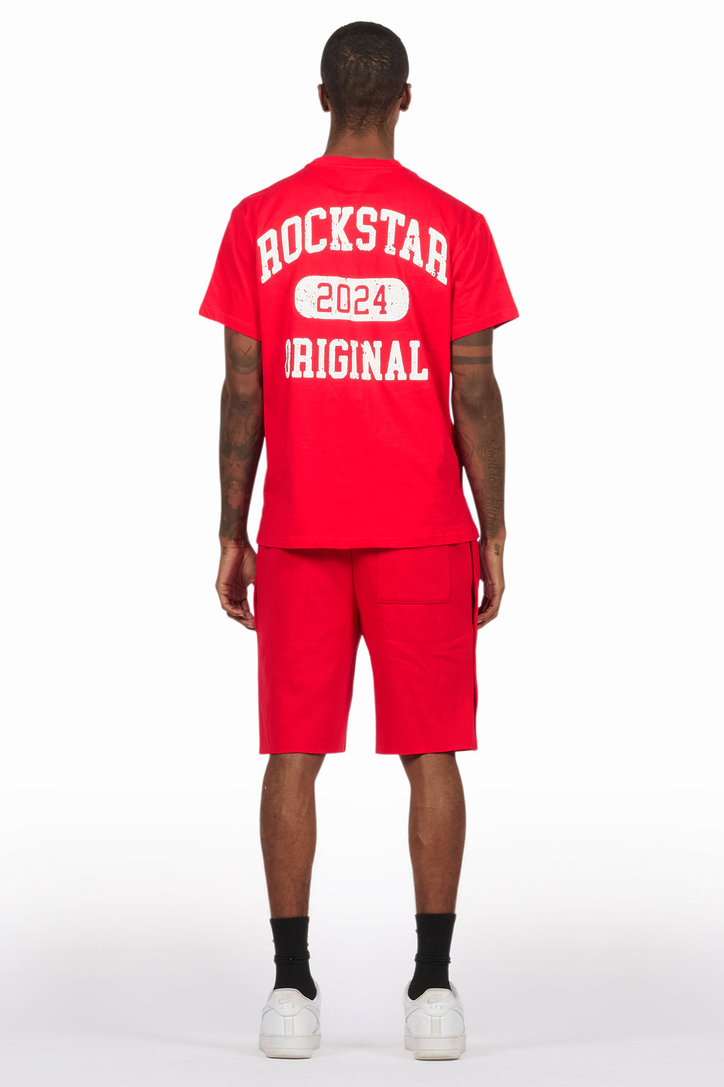 Lex Red T-Shirt/Short Set