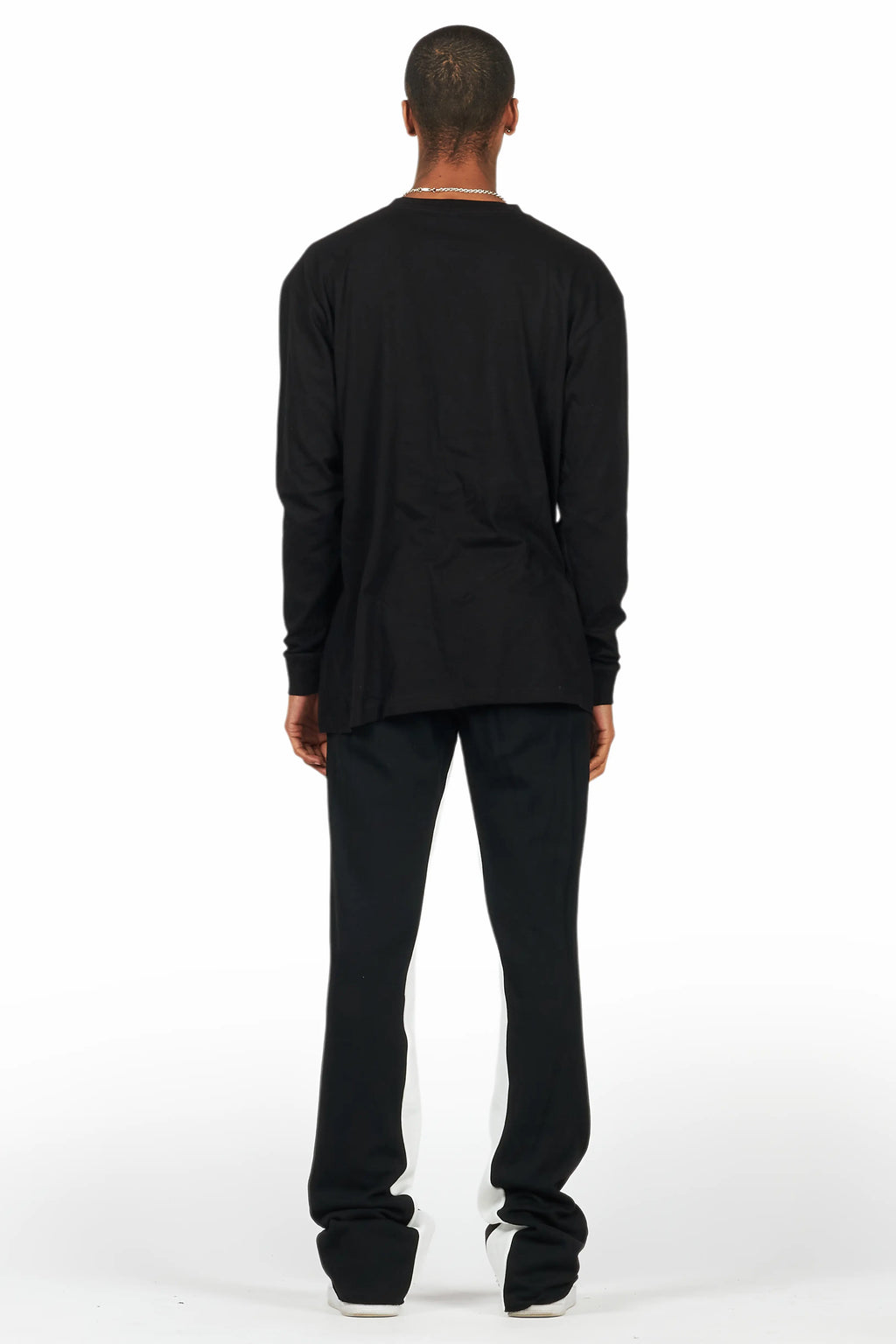 Raffer Black Long Sleeve T-Shirt/Baggy Pant Set